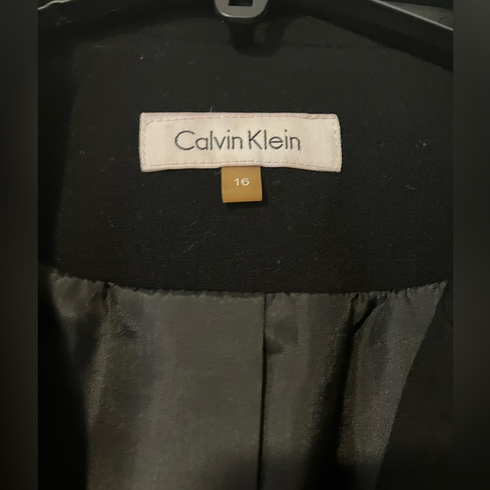 Calvin Klein Black Women's Blazer, size 16 - Picture 8 of 9